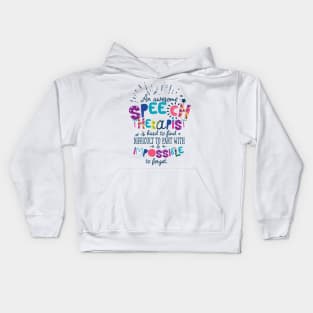 An Awesome Speech Therapist Gift Idea - Impossible to forget Kids Hoodie